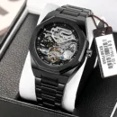 Skeleton mechanical watch for men