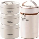 Portable Insulated Lunch Box Set – 3-Layer Stainless Steel