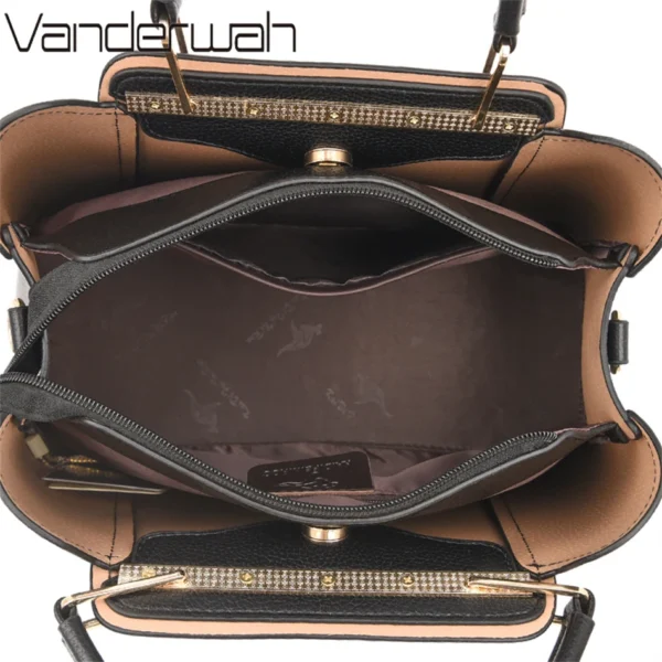 Designer crossbody tote bag