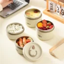 Portable Insulated Lunch Box Set – 3-Layer Stainless Steel
