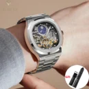 Luxury square men's watch