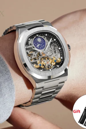Luxury square men's watch